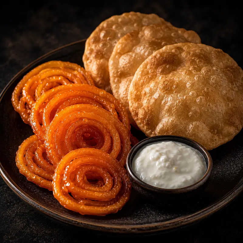 Jeri Puri Tarkari — Veg Appetizers at The Khukuri Restaurant Bar & Grill, Harrisburg, PA